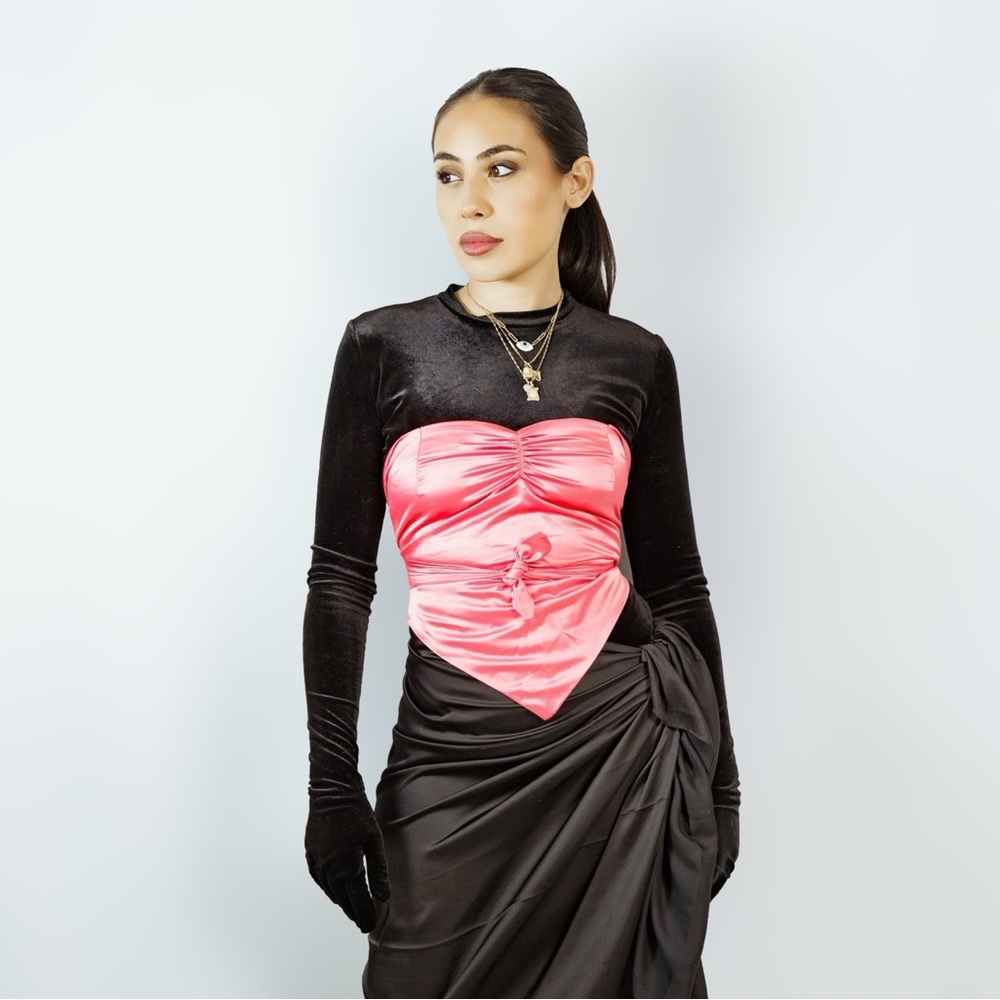 Limited edition Satin Wrap Coral ONE SIZE